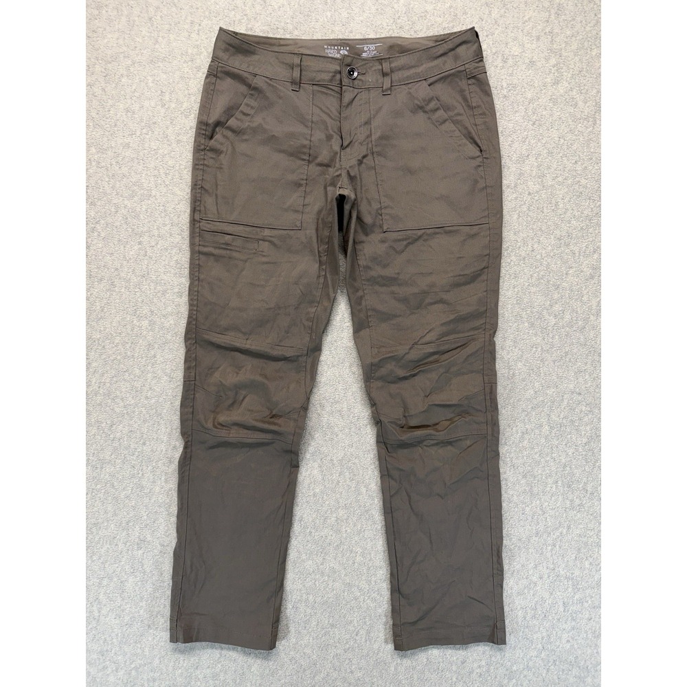 Mountain Hardwear Women's Hiking Pants‎ Size 6/30 Brown Stretch Utility